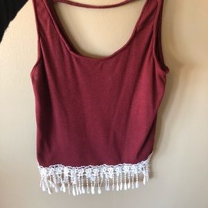 Rue 21 Boho Crop Tank Top